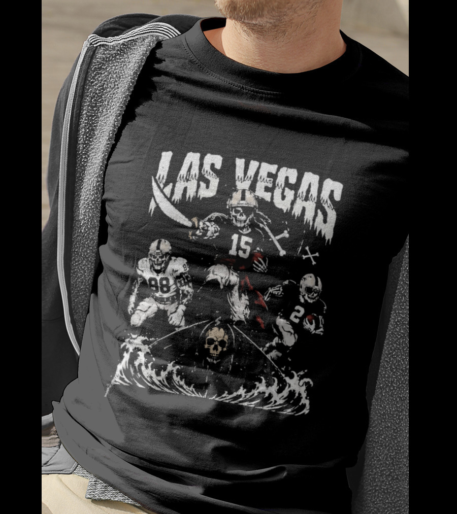 Las Vegas Football Raiders 2026 Skull And Crossbones T-Shirt