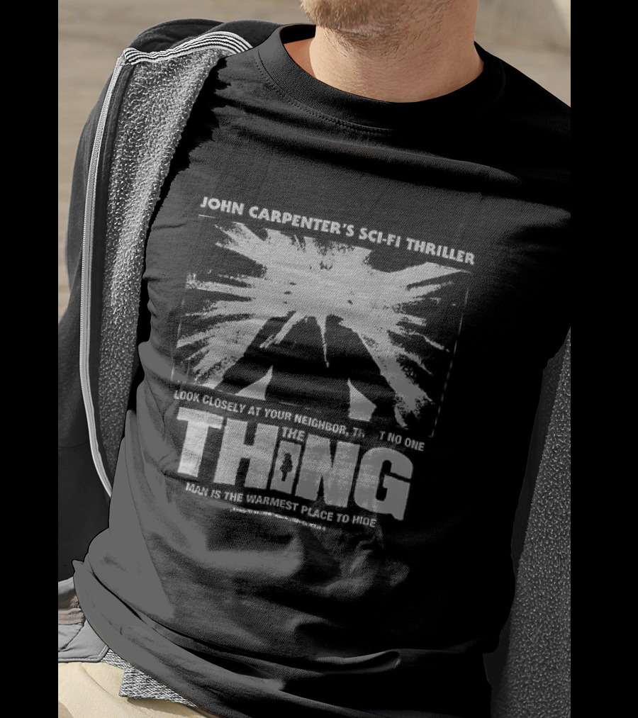 John Carpenter's Sci Fi Thriller The Thing 1982 Movie T-Shirt