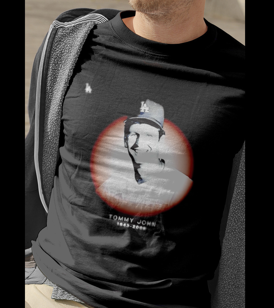 Tommy John 1943 2026 Memorial Baseball LA Dodgers T-Shirt