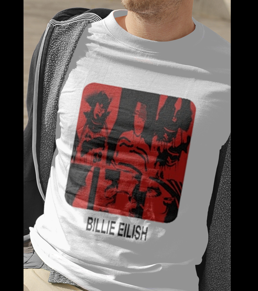 Billie Eilish Thermal Be Collage Photo T-Shirt