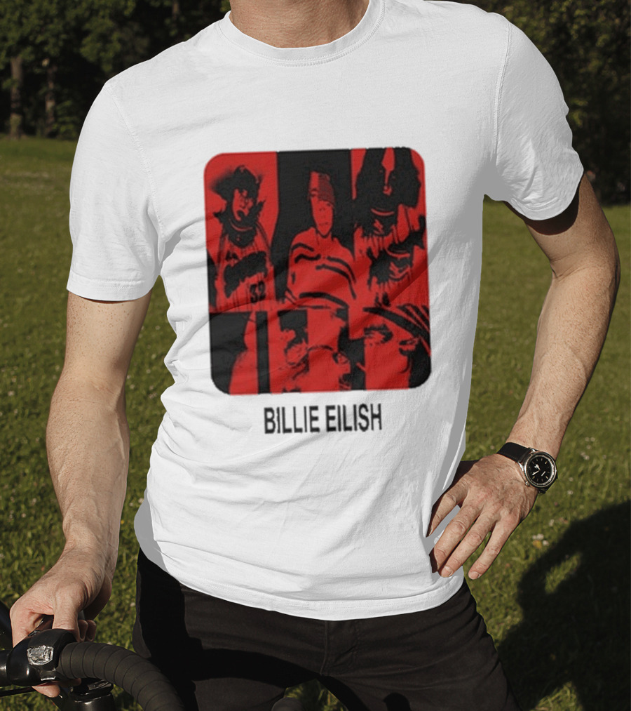 Billie Eilish Thermal Be Collage Photo T-Shirt