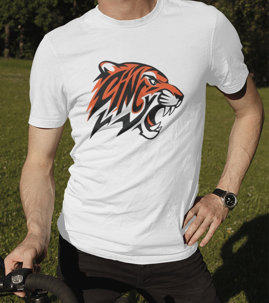 Cincy Tiger Stripes Roaring Bengal T-Shirt