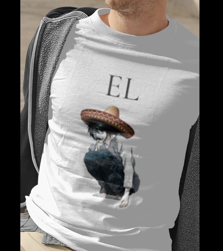 El L Death Note Mariachi Sombrero T-Shirt