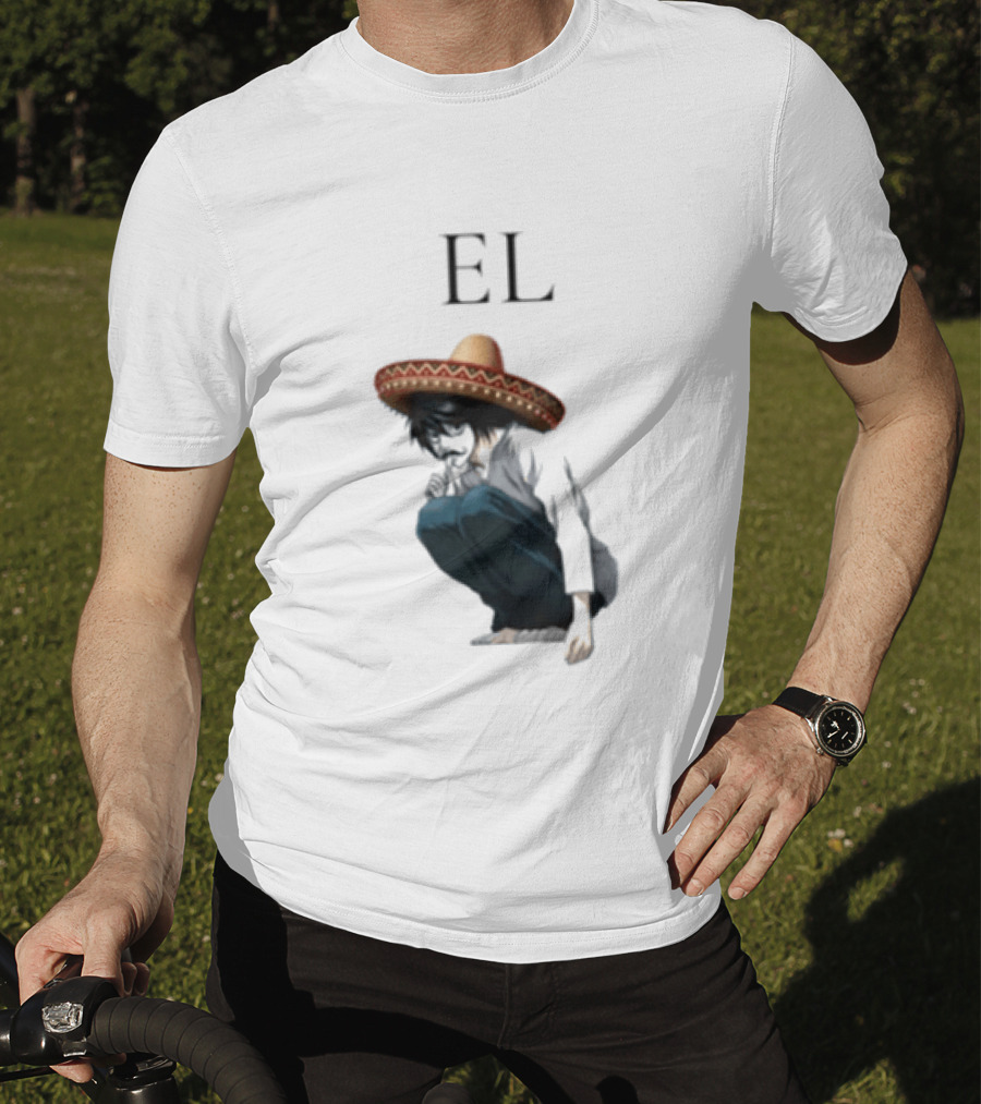 El L Death Note Mariachi Sombrero T-Shirt