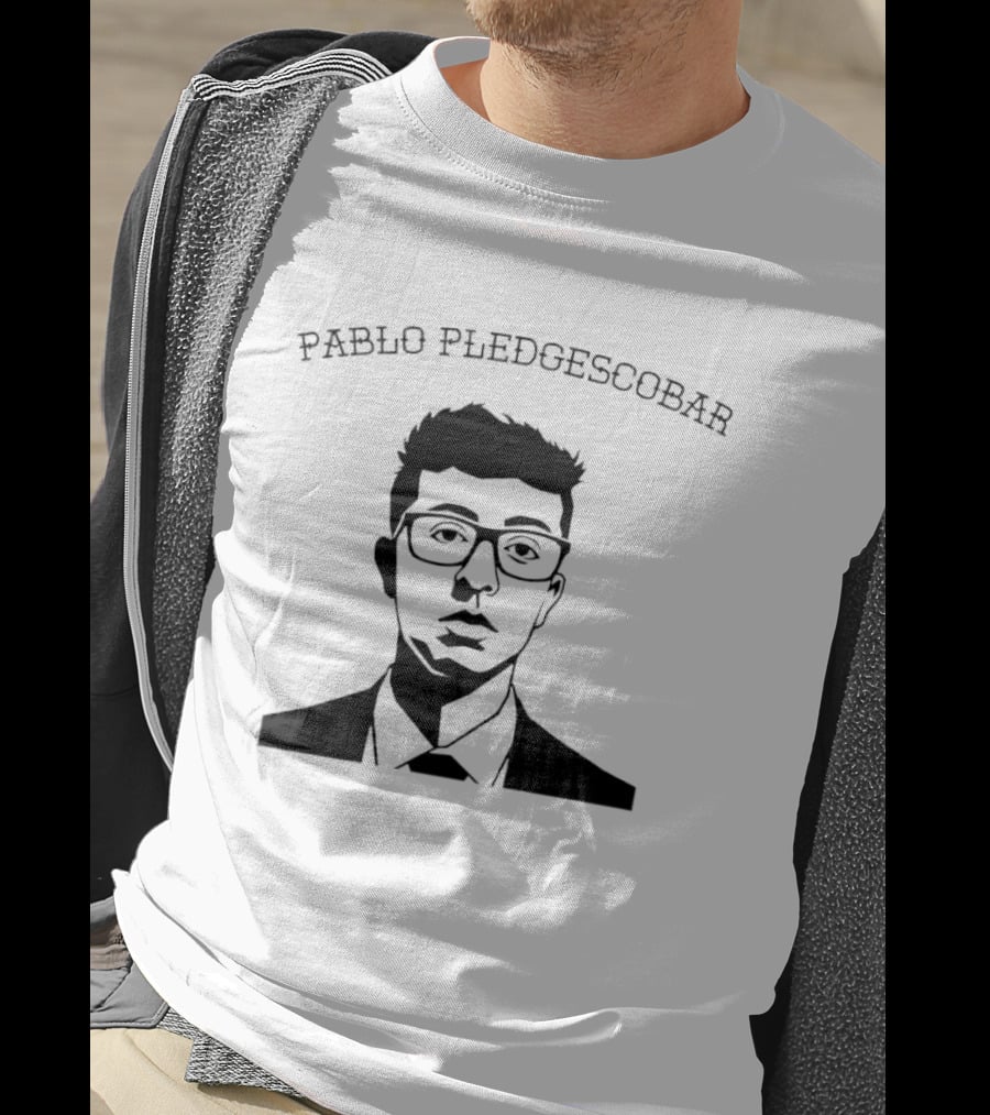 Pablo Pledgescobar Vector Glasses Man T-Shirt