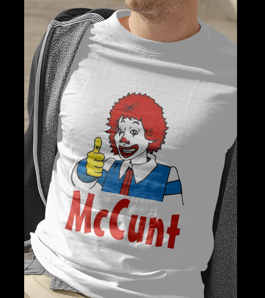 Ronald McDonald McCunt Thumbs Up Red Hair Blue Outfit T-Shirt