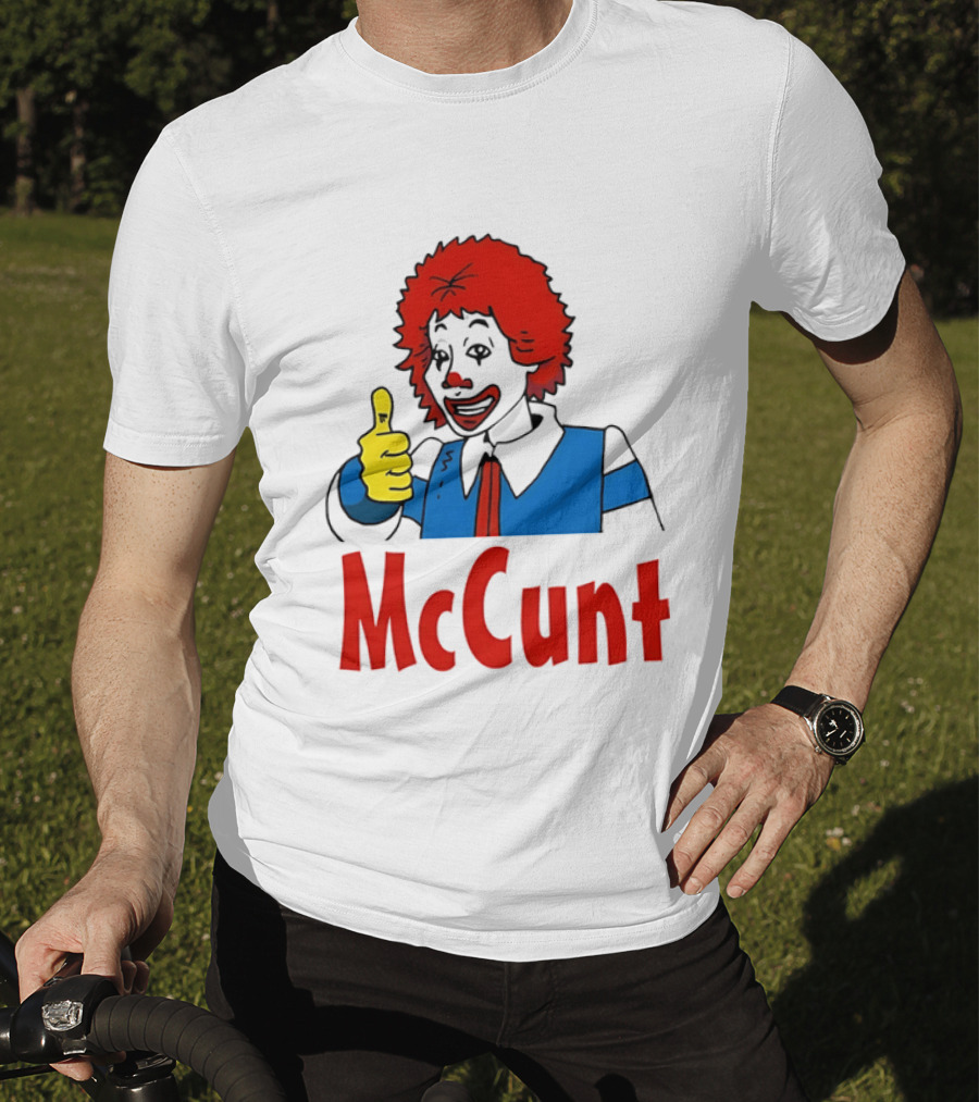 Ronald McDonald McCunt Thumbs Up Red Hair Blue Outfit T-Shirt