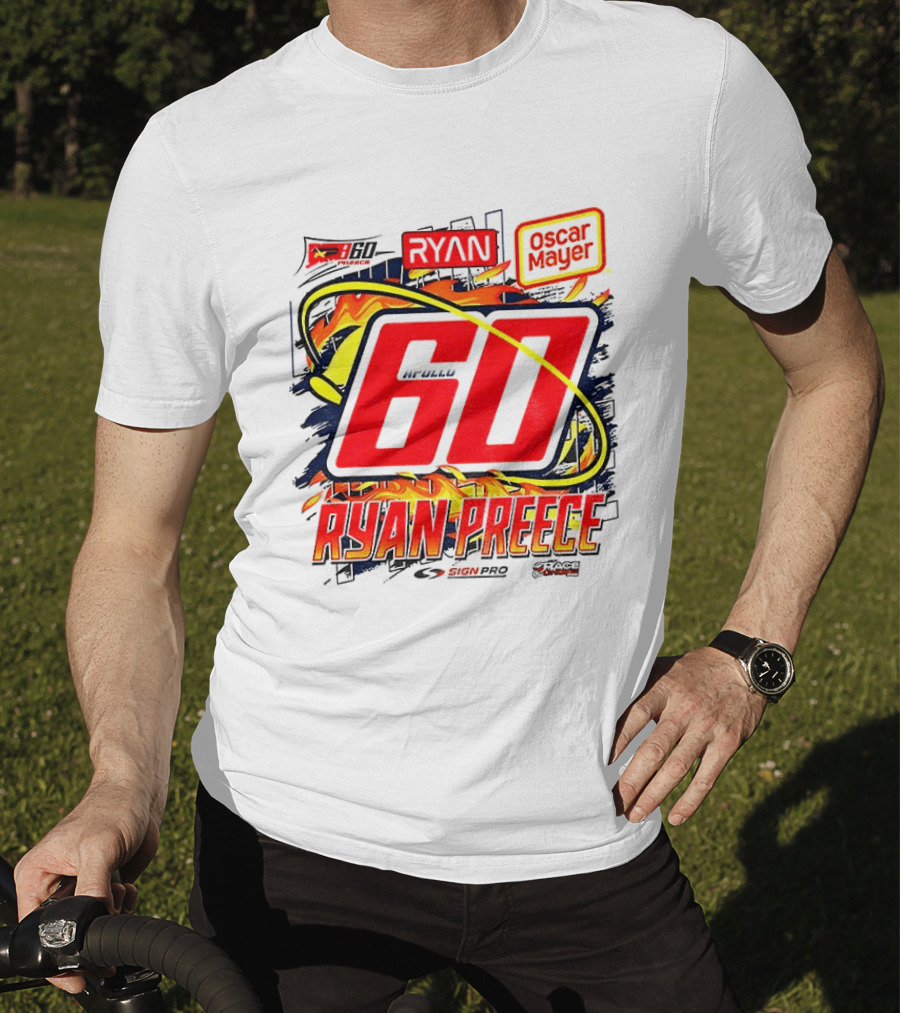 Ryan Preece NASCAR 60 Oscar Mayer Racing Sport McWills T-Shirt