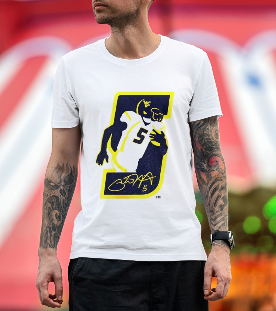 Thank You Pat White 5 West Virginia Mountaineers Retirement 84 T-Shirt