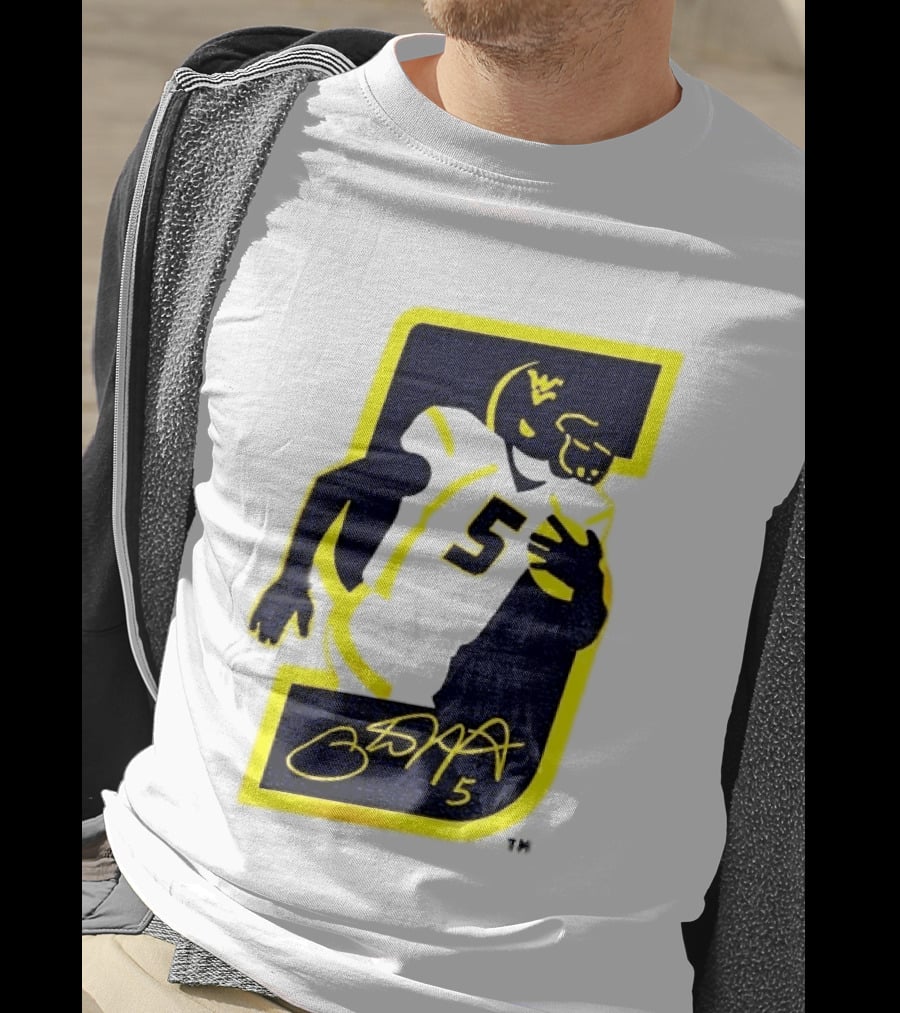 Thank You Pat White 5 West Virginia Mountaineers Retirement 84 T-Shirt