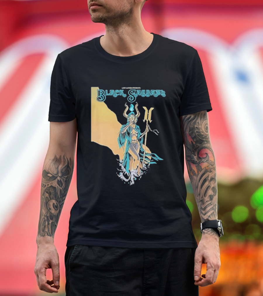 Black Sabbath BB&T Pavilion Camden NJ August 19 2026 Mythical Deity T-Shirt