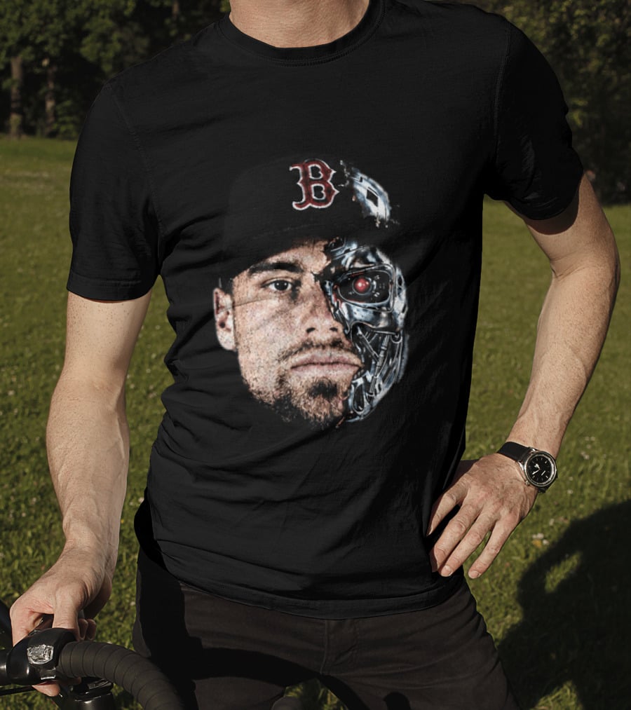 Caleb Durbin Terminator Face Boston Cap Robo Fusion T-Shirt