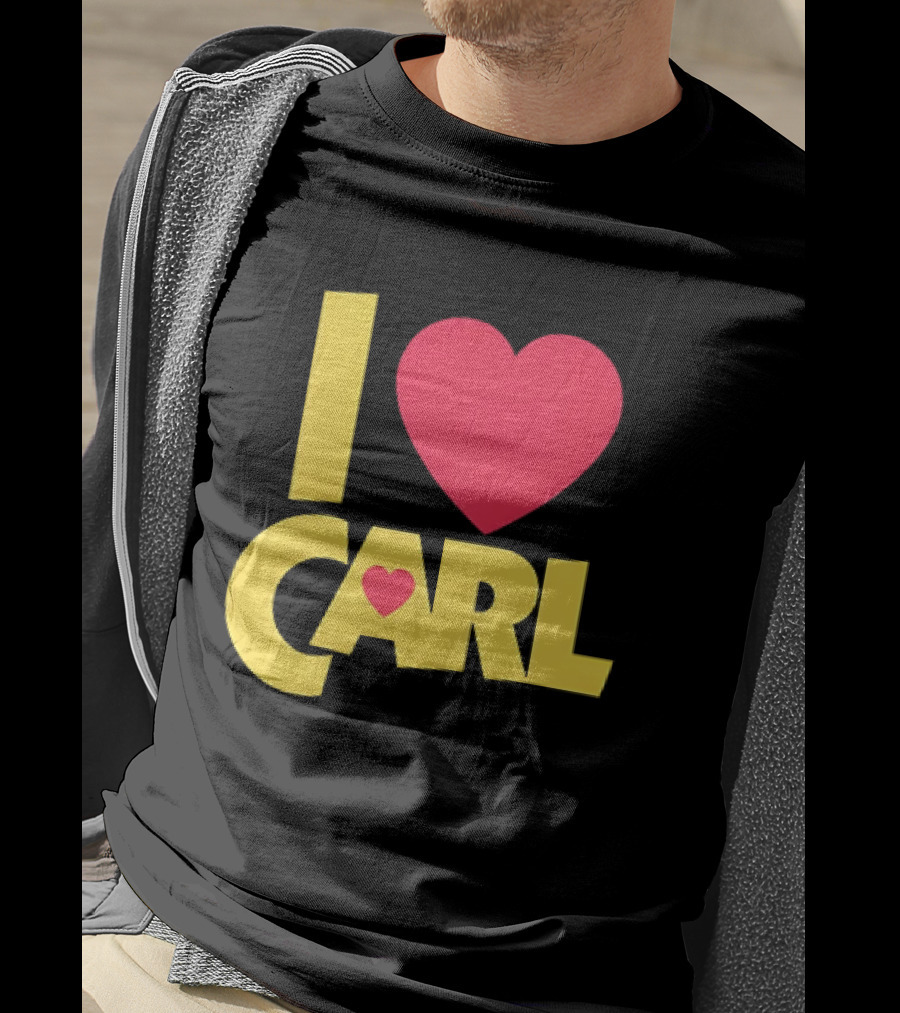 I Love Carl Heart Dungeon Crawler T-Shirt