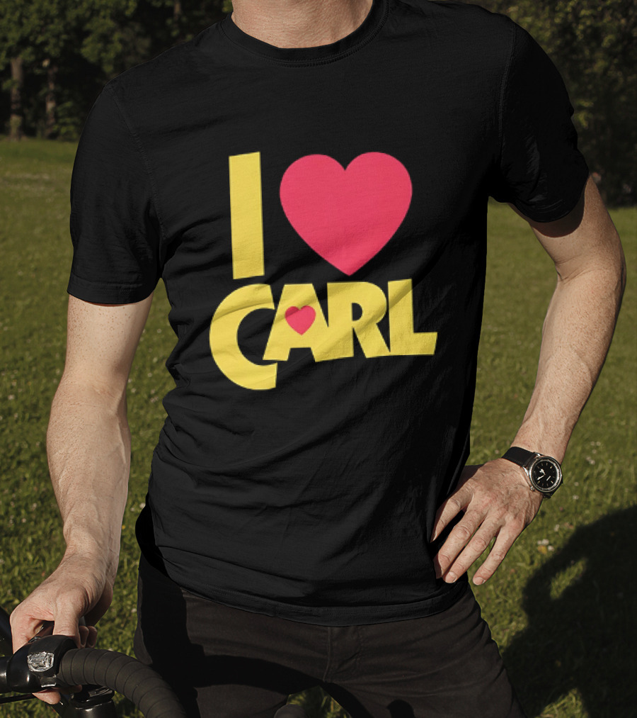 I Love Carl Heart Dungeon Crawler T-Shirt