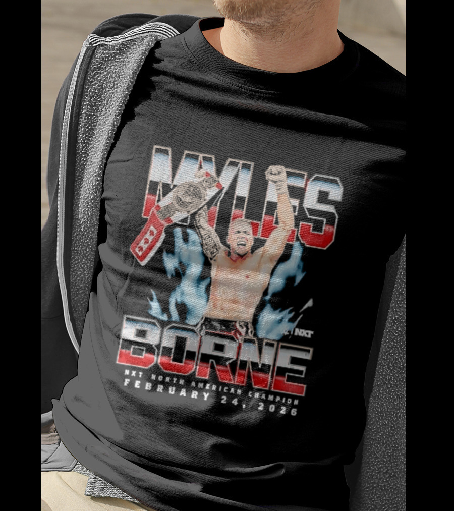 Myles Borne NXT North American Champion February 24 2026 T-Shirt
