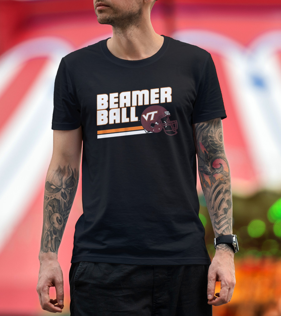 Beamer Ball VT Football Virginia Tech Frank Beamer Coach T-Shirt