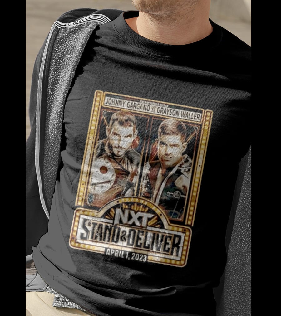 NXT Stand & Deliver April 1 2023 Johnny Gargano Vs Grayson Waller Showdown T-Shirt