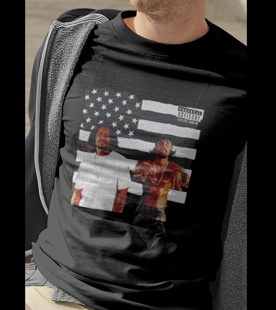 OutKirk Kirk X Floyd American Flag Explicit Content T-Shirt