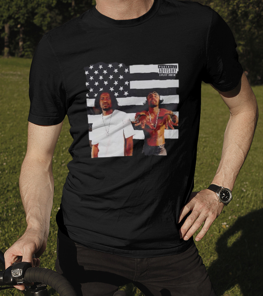 OutKirk Kirk X Floyd American Flag Explicit Content T-Shirt