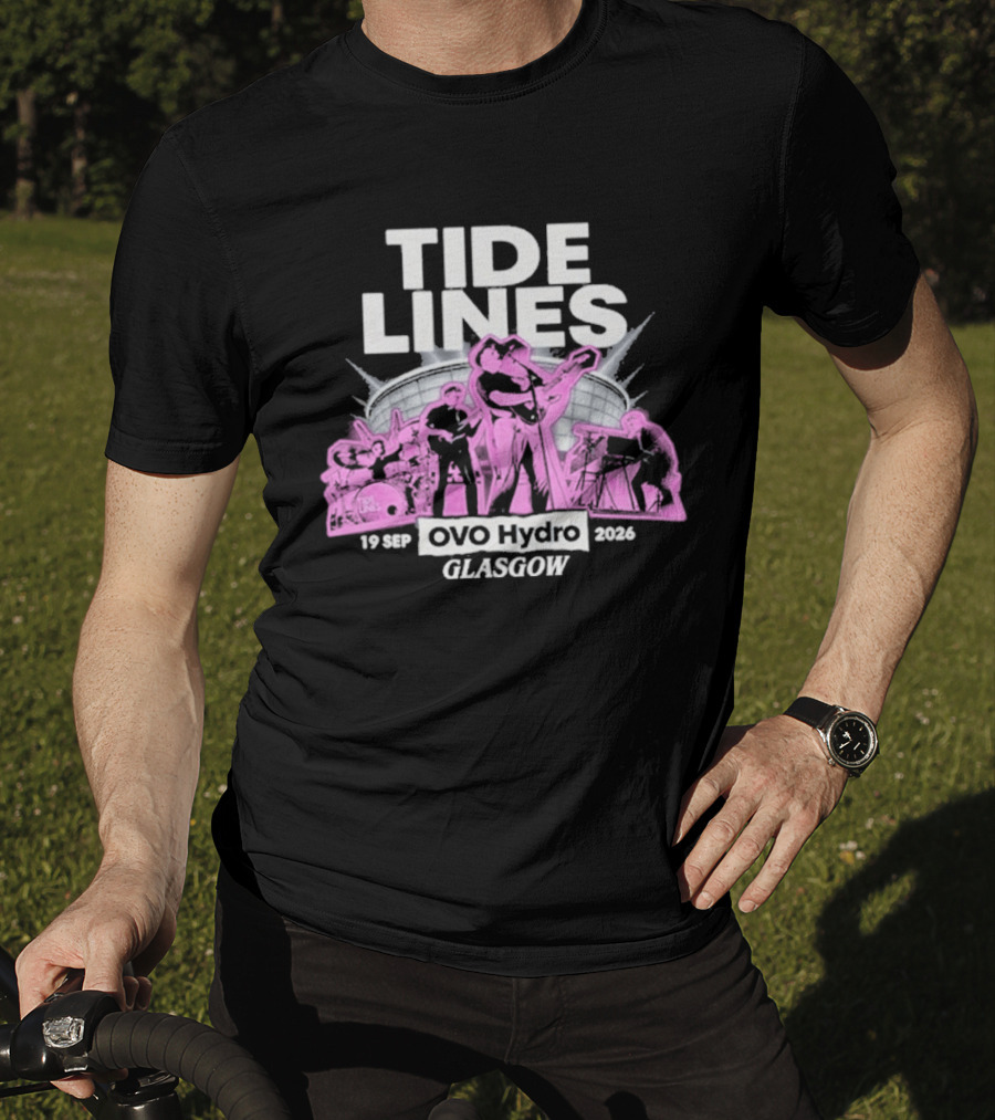 Tide Lines Live OVO Hydro September 19 2026 Glasgow Event T-Shirt