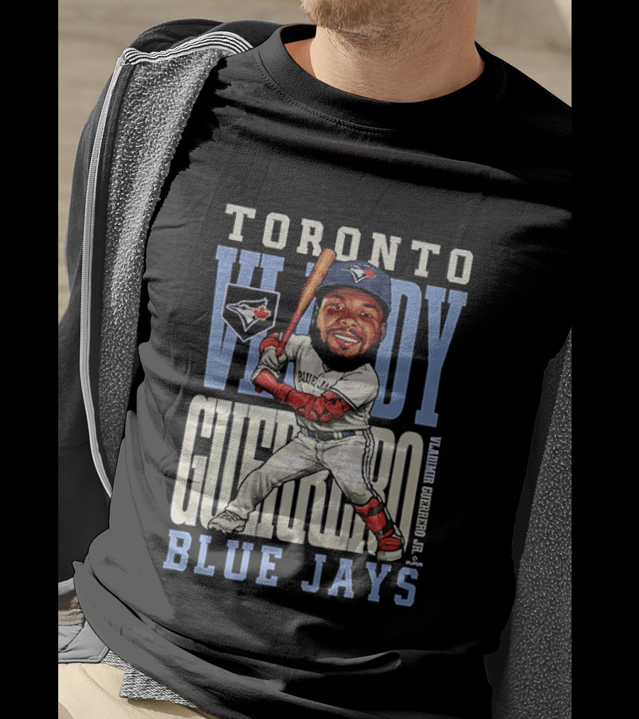 Vladimir Guerrero Jr. Toronto Blue Jays Baseball 2026 Caricature TORONTO V LADY GUERRERO BLUE JAYS T-Shirt