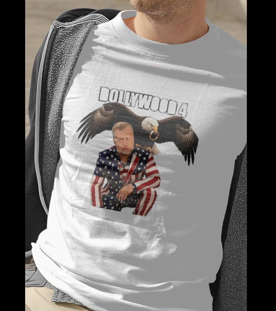 Dollywood 4 American Flag Suit Bald Eagle Ring T-Shirt
