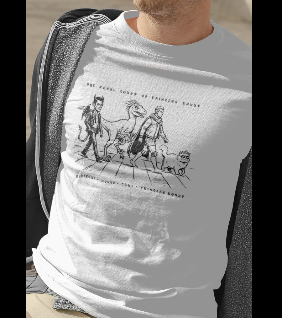 The Royal Court Of Princess Donut Dungeon Crawler Adventure Heroes T-Shirt