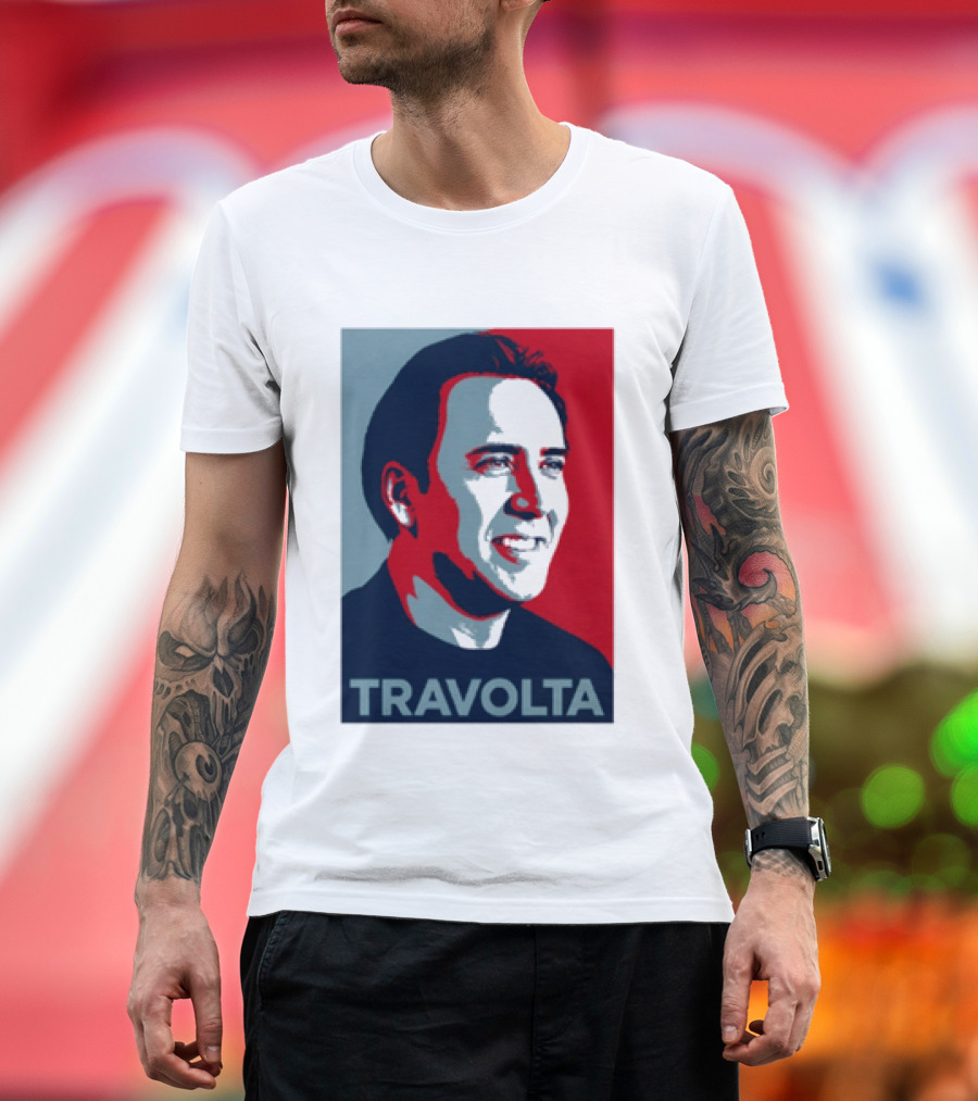 Nicolas Cage Travolta Hope Face Off Image T-Shirt