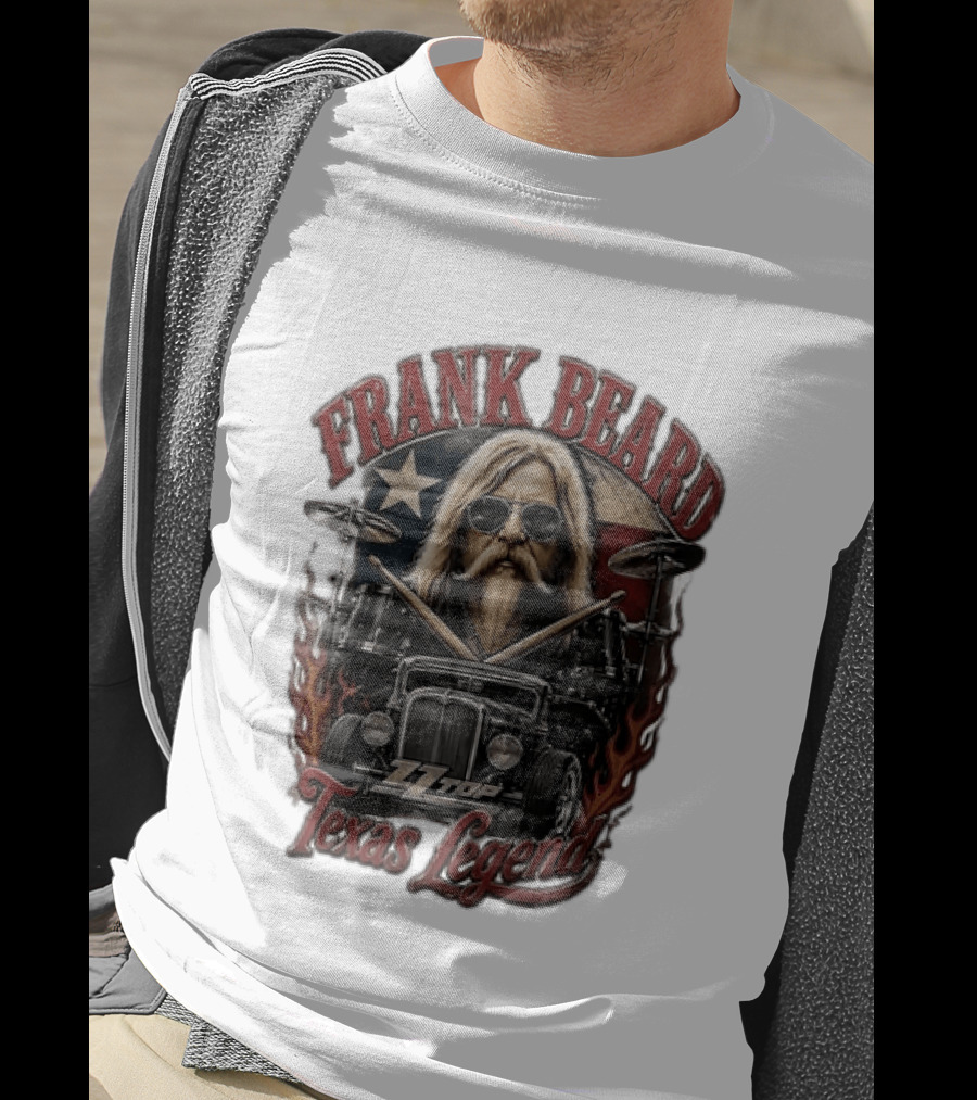 Frank Beard ZZ Top Texas Legend T-Shirt