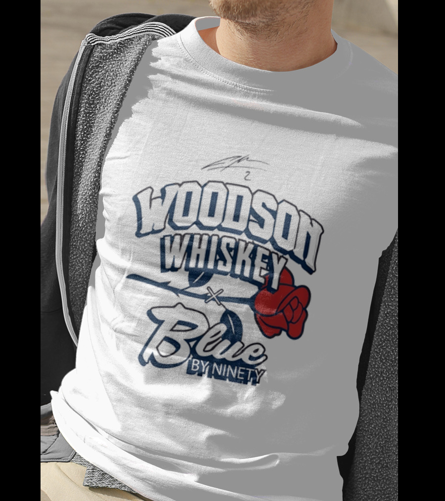 Woodson Whiskey Blue By Ninety Red Rose Collaboration T-Shirt