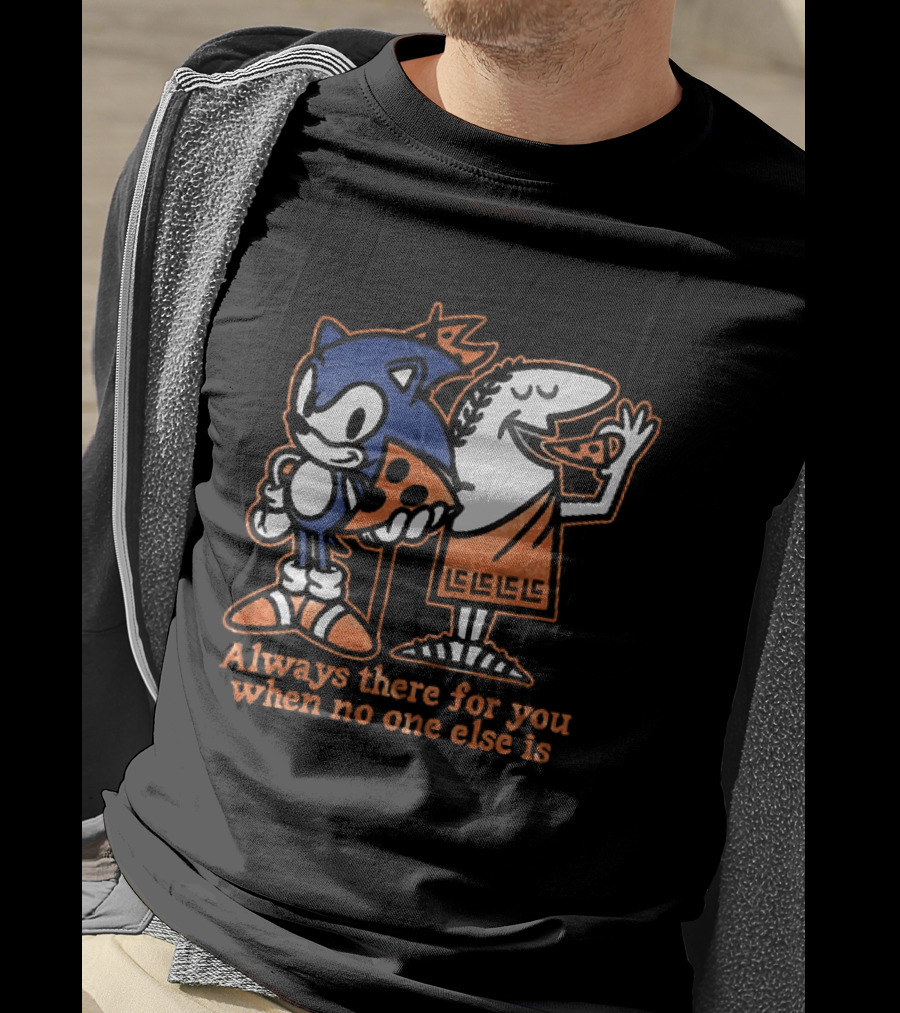 Sonic And Snoopy Always There For You When No One Else Is T-Shirt