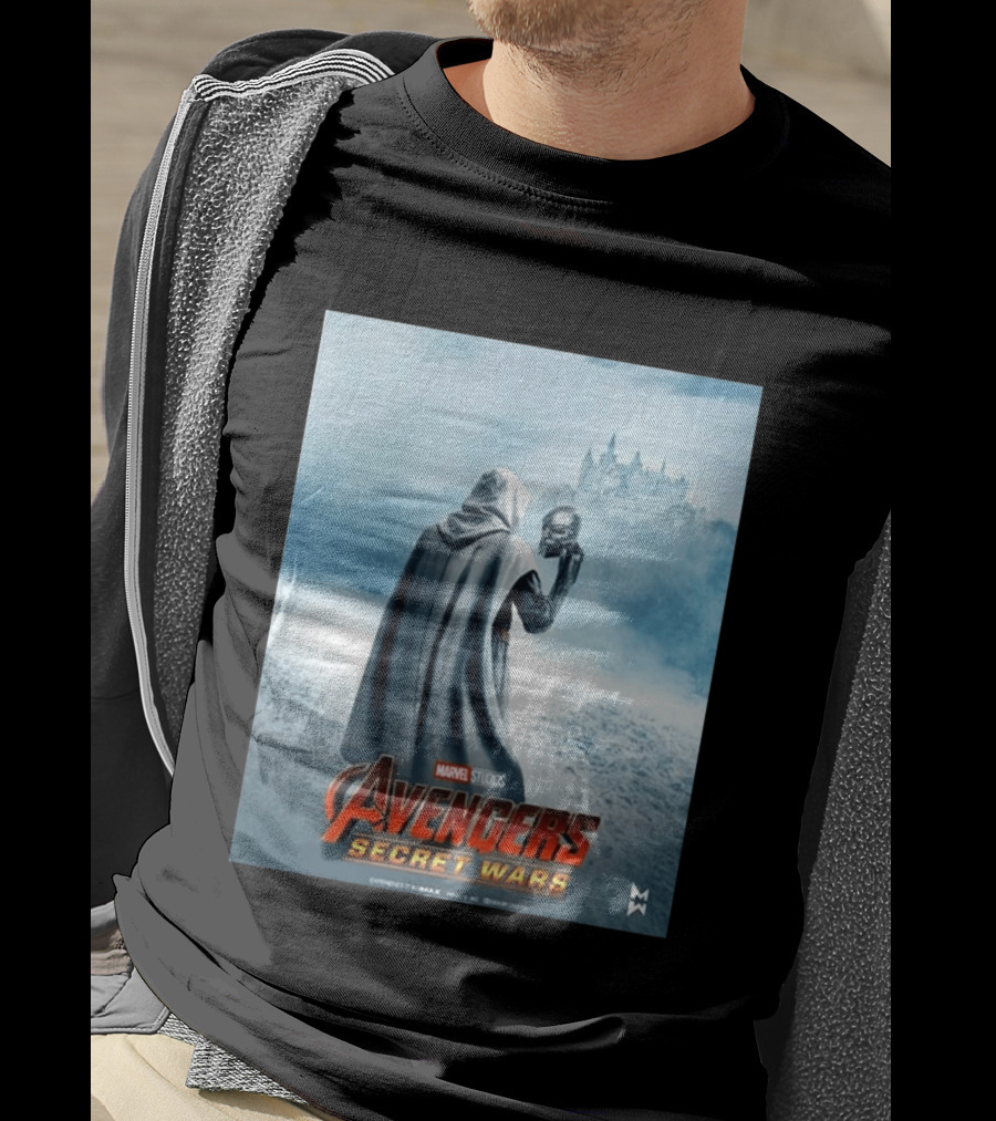 Marvel Studios Avengers Secret Wars Doctor Doom Hooded Villain Castle T-Shirt