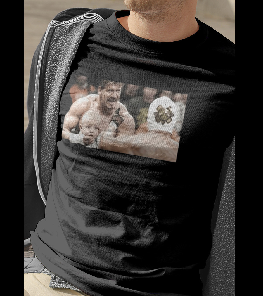 Bad Bunny Southern Tackle Apple Vintage Wrestling Match Iconic WWE Scene T-Shirt