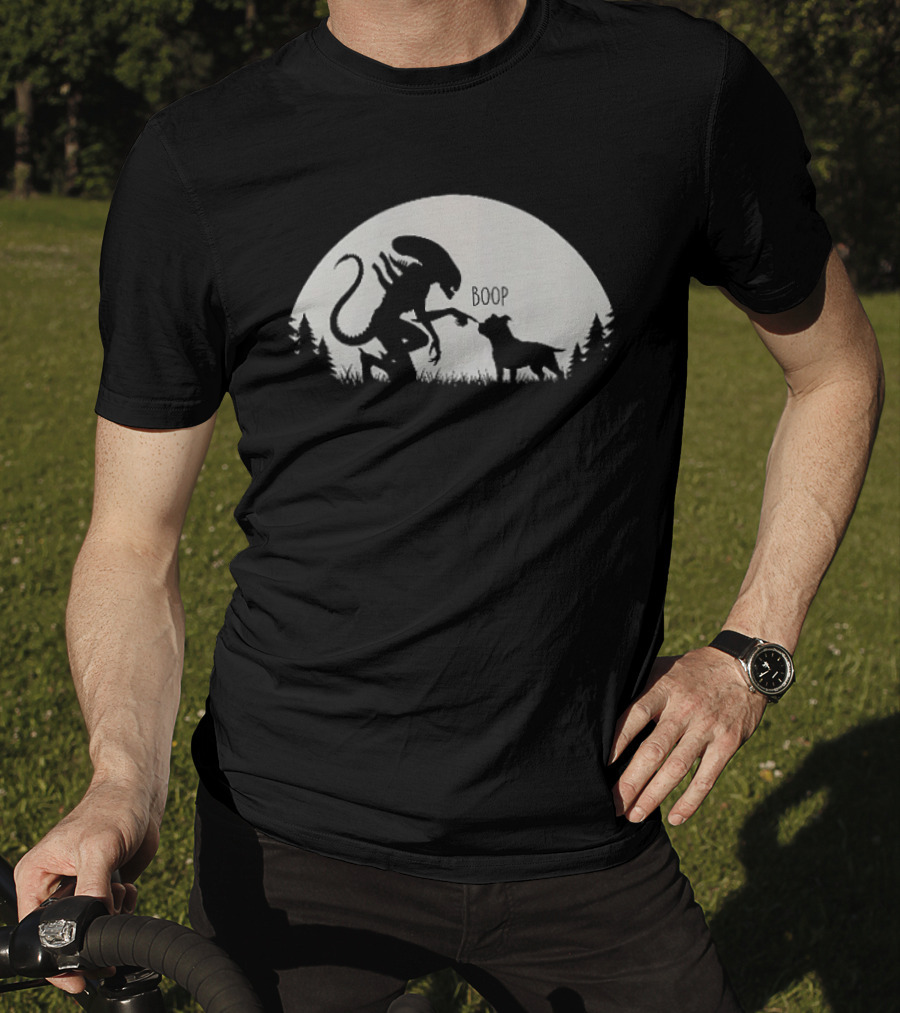Boop Alien And Dog Forest T-Shirt