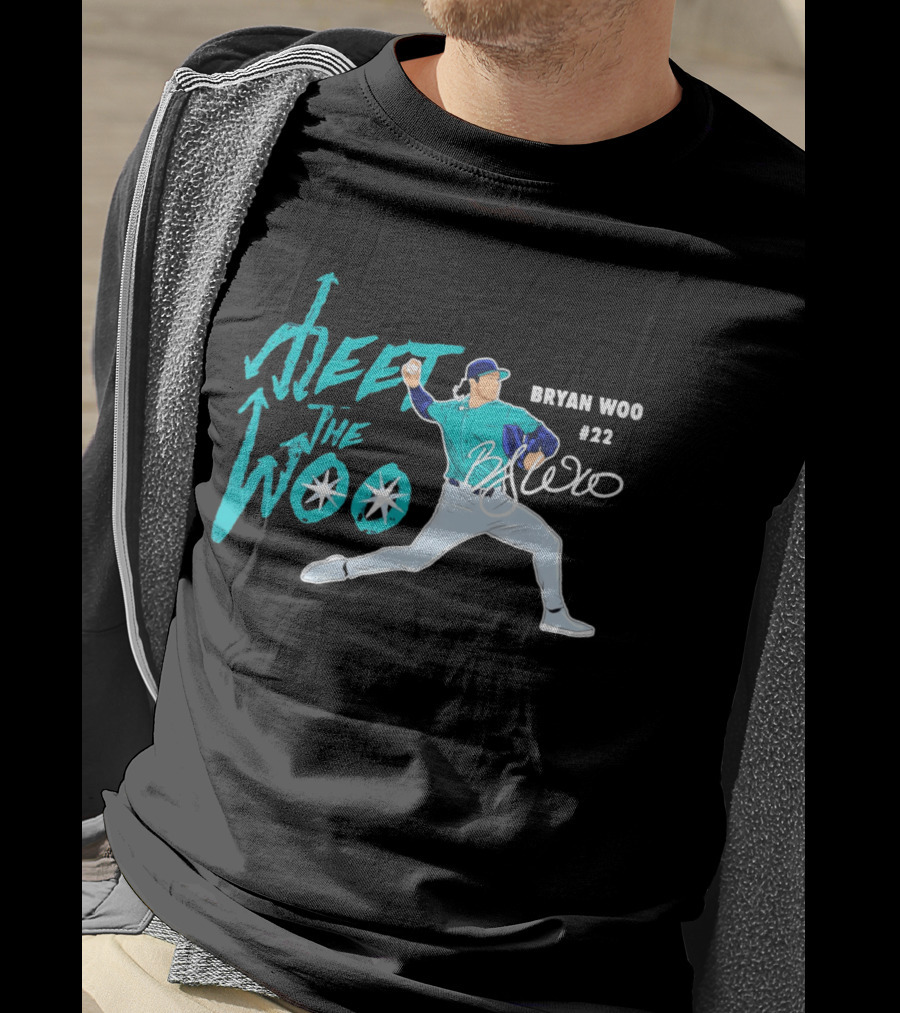 Bryan Woo Seattle Mariners Meet The Woo MLB 2026 #22 T-Shirt