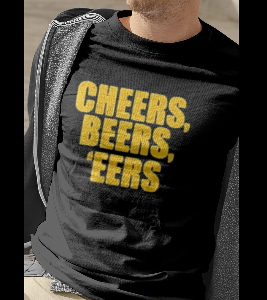 Cheers Beers 'Eers West Virginia Mountaineers NCAA Tailgate Party T-Shirt