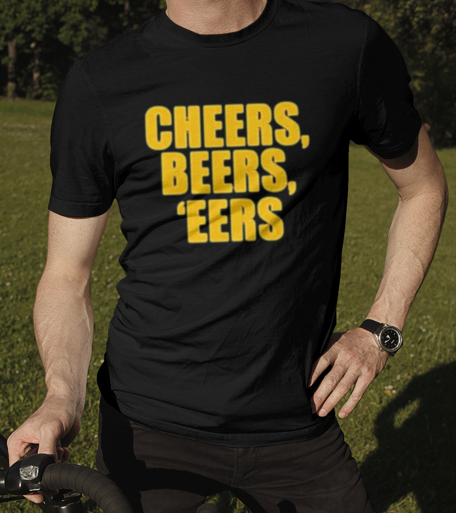 Cheers Beers 'Eers West Virginia Mountaineers NCAA Tailgate Party T-Shirt