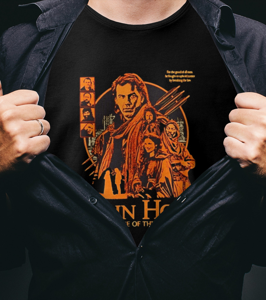 Robin Hood Prince Of Thieves Adventure Team Movie Characters T-Shirt