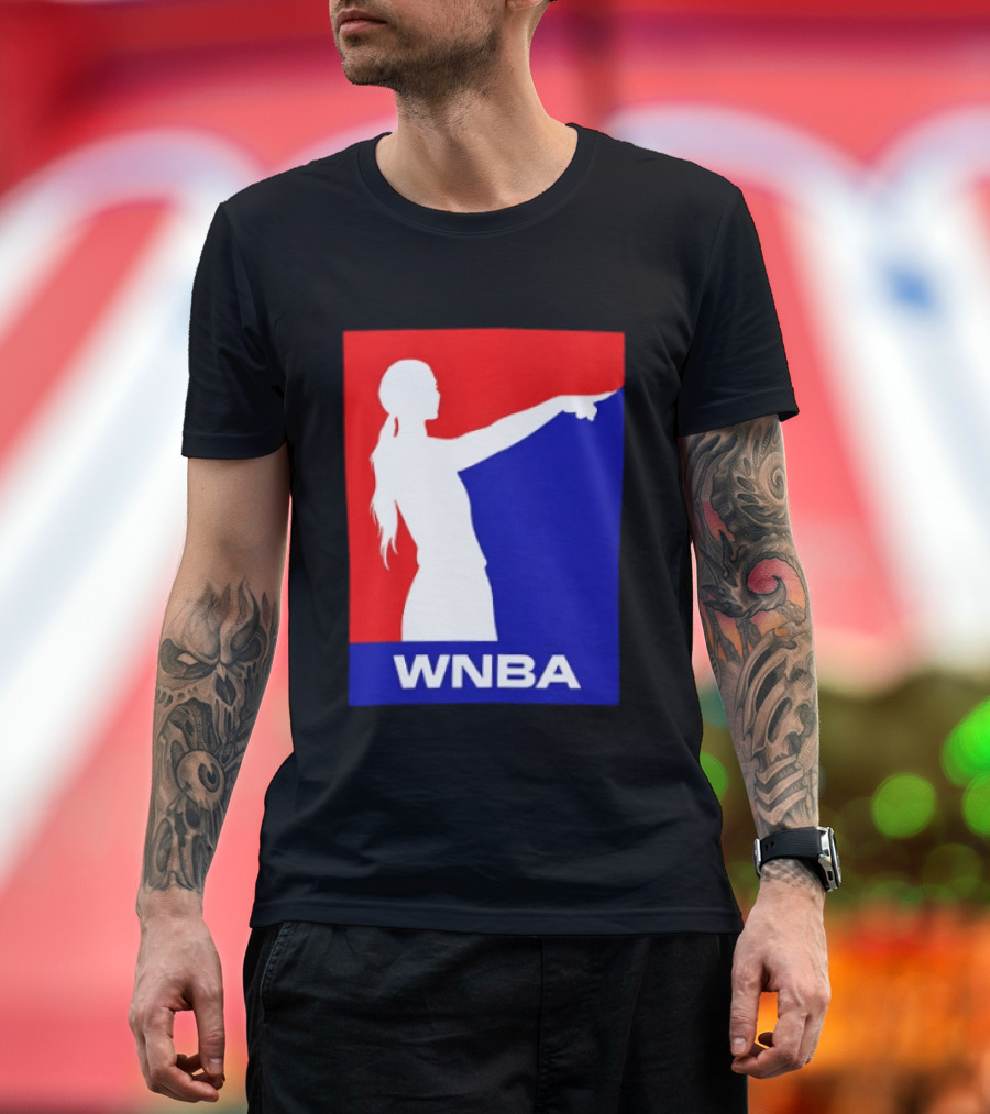 WNBA Red And Blue Sophie Cunningham Basketball T-Shirt