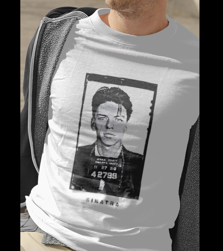 Bergen County Sheriffs Office 11 27 38 42799 Sinatra Shot T-Shirt