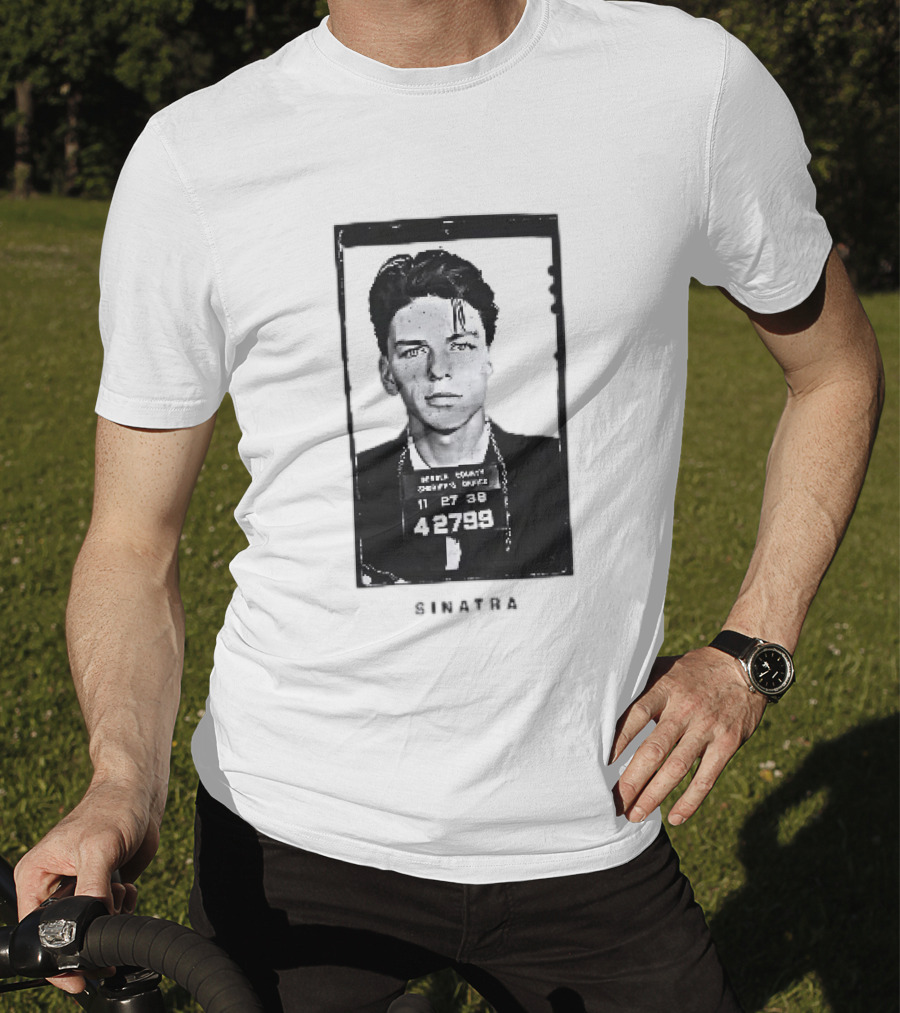 Bergen County Sheriffs Office 11 27 38 42799 Sinatra Shot T-Shirt