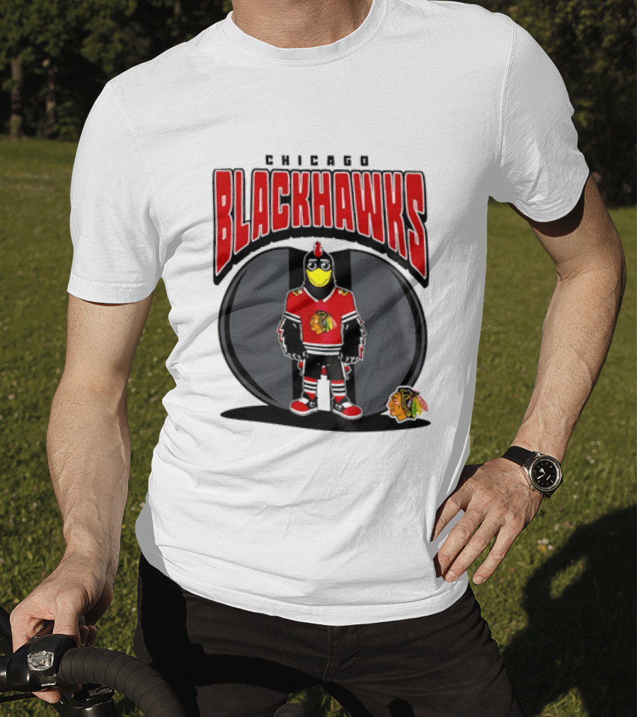 Chicago Blackhawks Mania NHL 2026 Mascot Hockey Fan Gear T-Shirt