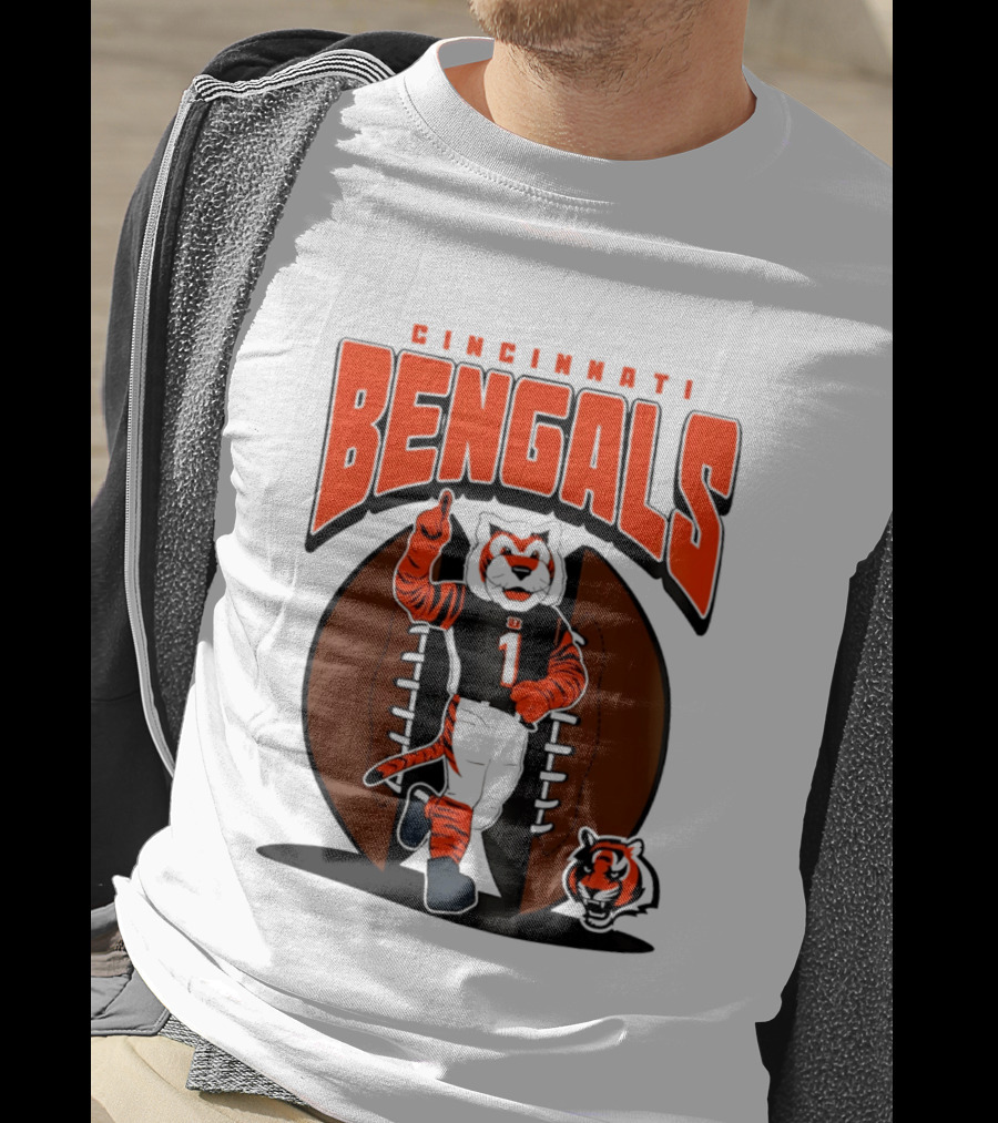 Cincinnati Bengals Tiger Mascot Football Fan Mania 2026 T-Shirt