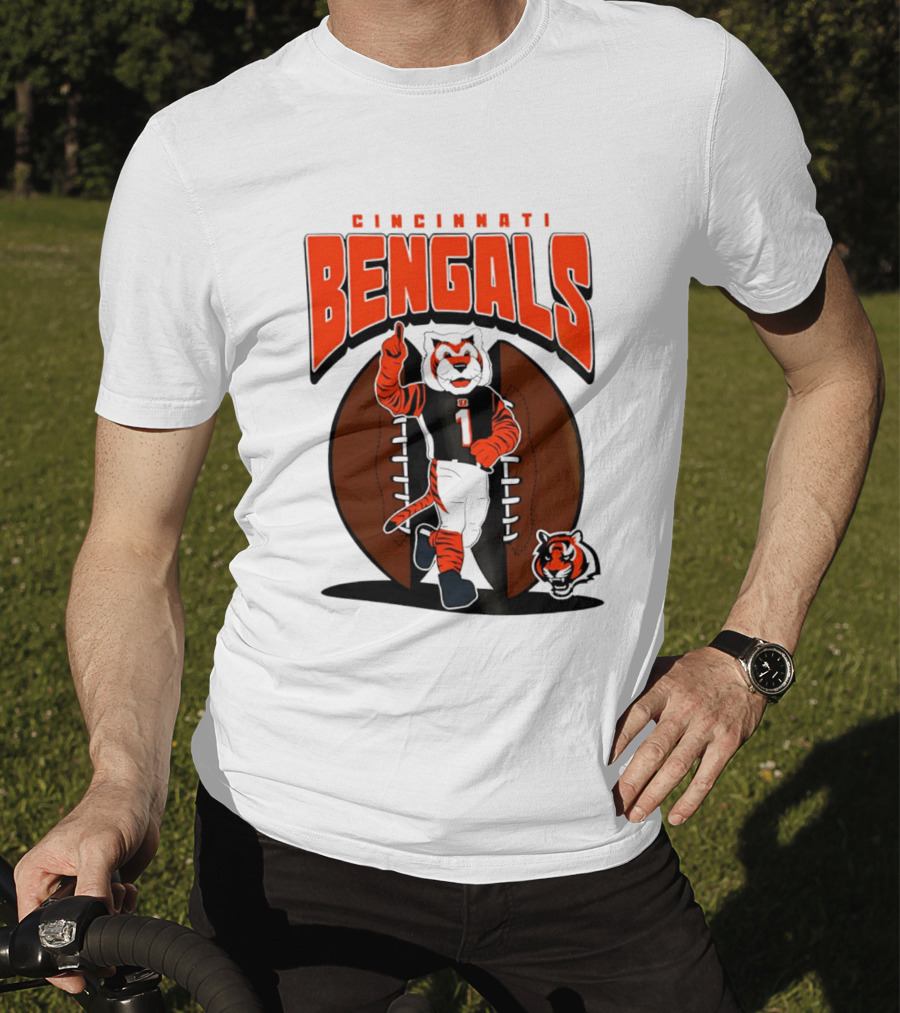 Cincinnati Bengals Tiger Mascot Football Fan Mania 2026 T-Shirt