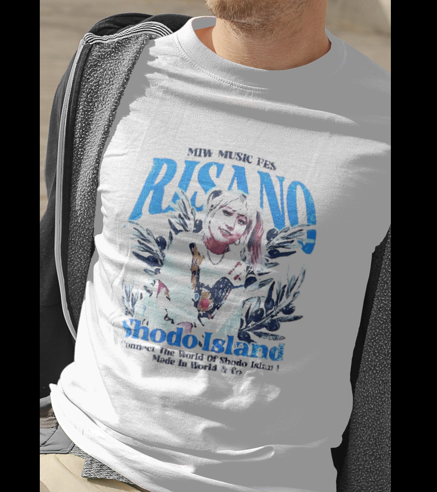 MTW Music Presents Risano Blonde Woman Pigtails Connect Shodo Island Made In World And Co T-Shirt