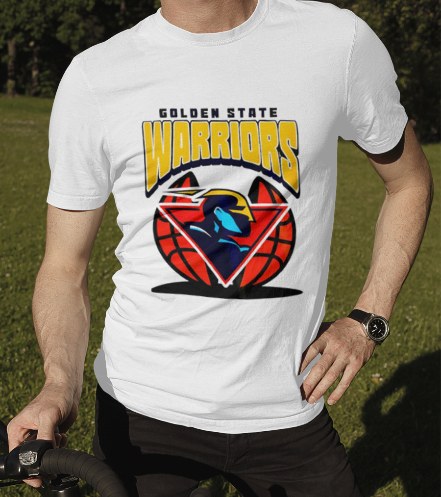 Golden State Warriors NBA 2026 Mania Retro Logo Basketball T-Shirt
