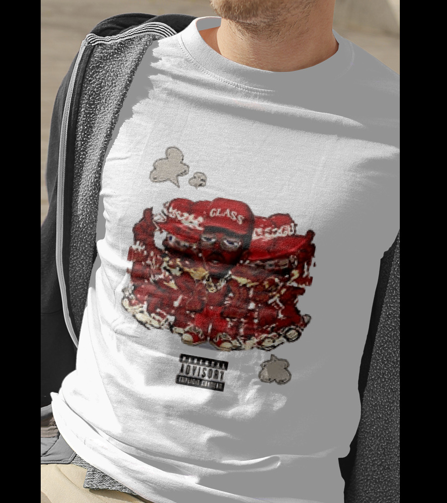 Parental Advisory Explicit Content Tyler The Creator Glass Red Hat T-Shirt