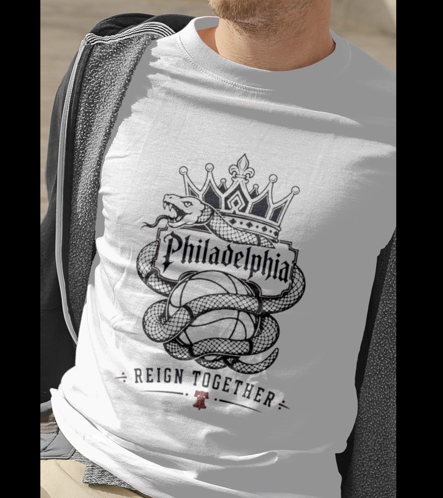 Philadelphia Crown Snake Basketball Reign Together T-Shirt