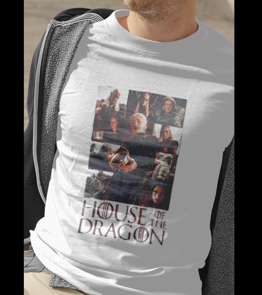 House Of The Dragon Rhaenyra Targaryen Characters Collage T-Shirt