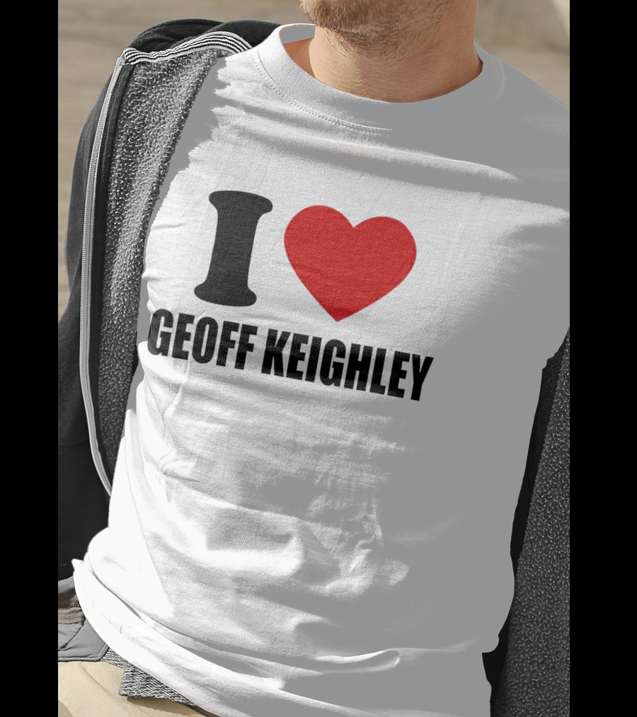 I Love Geoff Keighley Red Heart T-Shirt